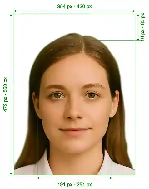 China Visa online 354x472 - 420x560 pixels Size Guide with dimensions in inches and mm