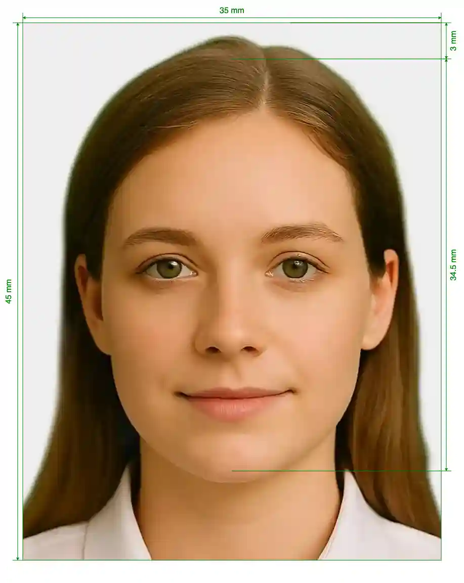 Denmark driving license 35x45mm (3.5x4.5 cm) Specifications Denmark driving license 35x45mm (3.5x4.5 cm) Size Guide with dimensions in inches and mm