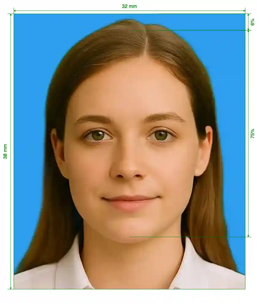 Malaysia marriage registration 32x38 mm Specifications Malaysia marriage registration 32x38 mm Size Guide with dimensions in inches and mm