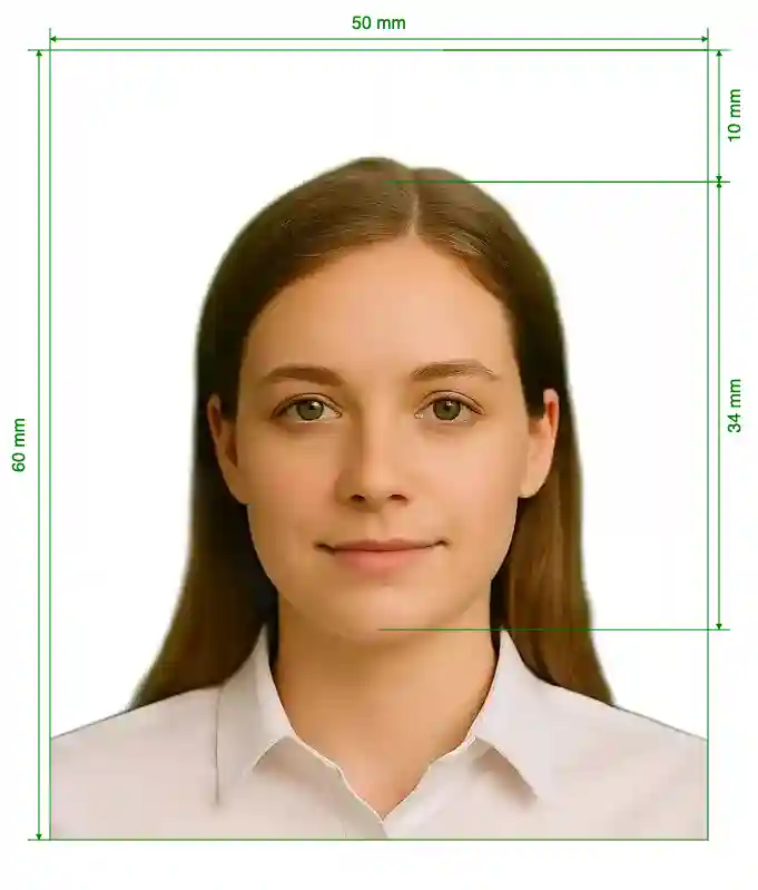 Turkey ID card 5x6 cm Specifications Turkey ID card 5x6 cm Size Guide with dimensions in inches and mm